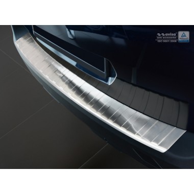 Накладка на задний бампер (матовая) Peugeot 5008 II (2017-) бренд – Avisa главное фото